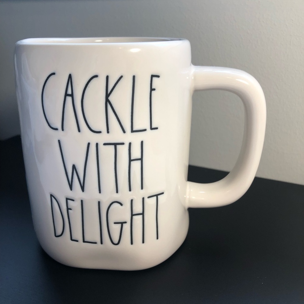 HALLOWEEN Rae Dunn Cackle With Delight mug
